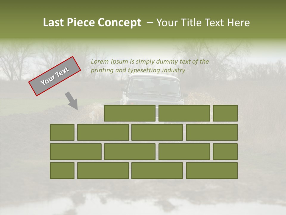 Mud Off-Road Bump PowerPoint Template