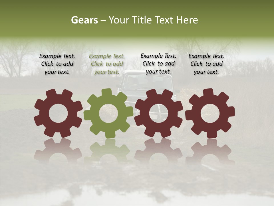 Mud Off-Road Bump PowerPoint Template