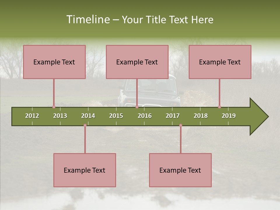 Mud Off-Road Bump PowerPoint Template