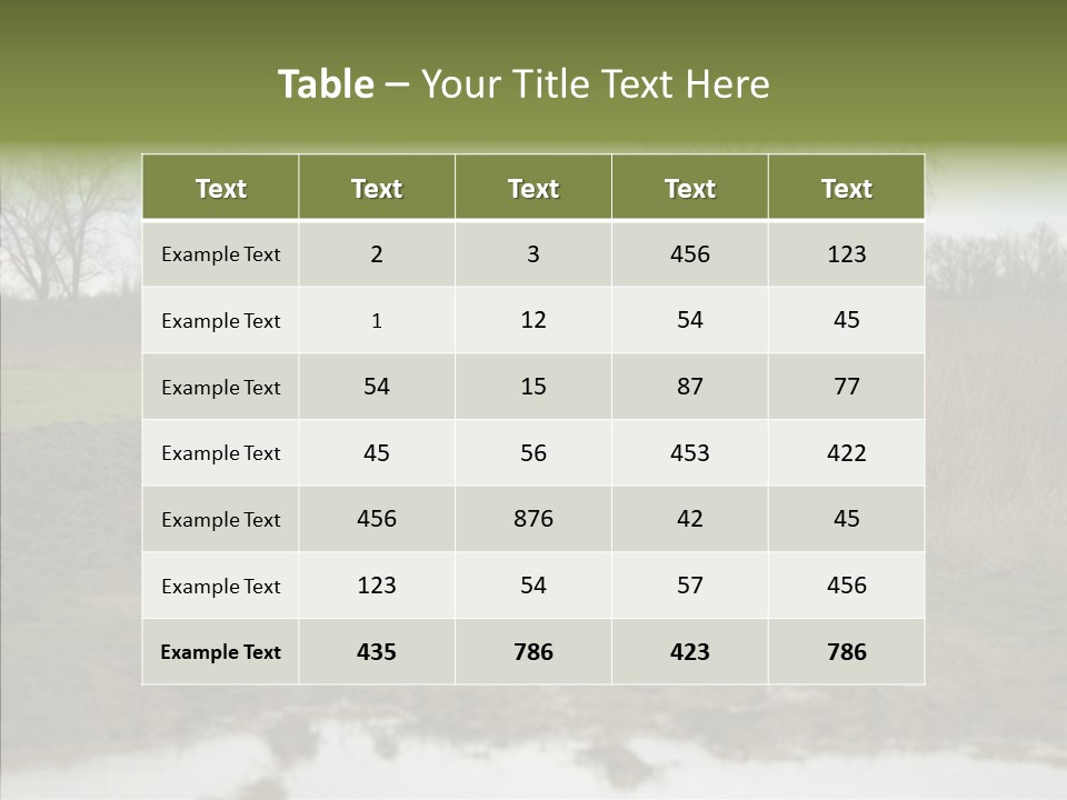 Mud Off-Road Bump PowerPoint Template