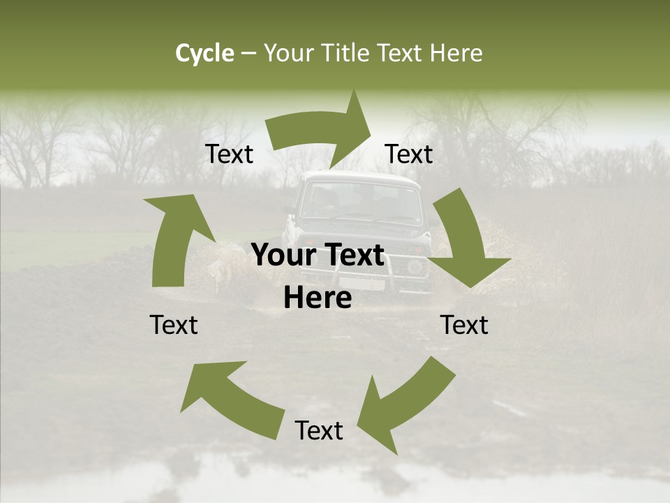 Mud Off-Road Bump PowerPoint Template