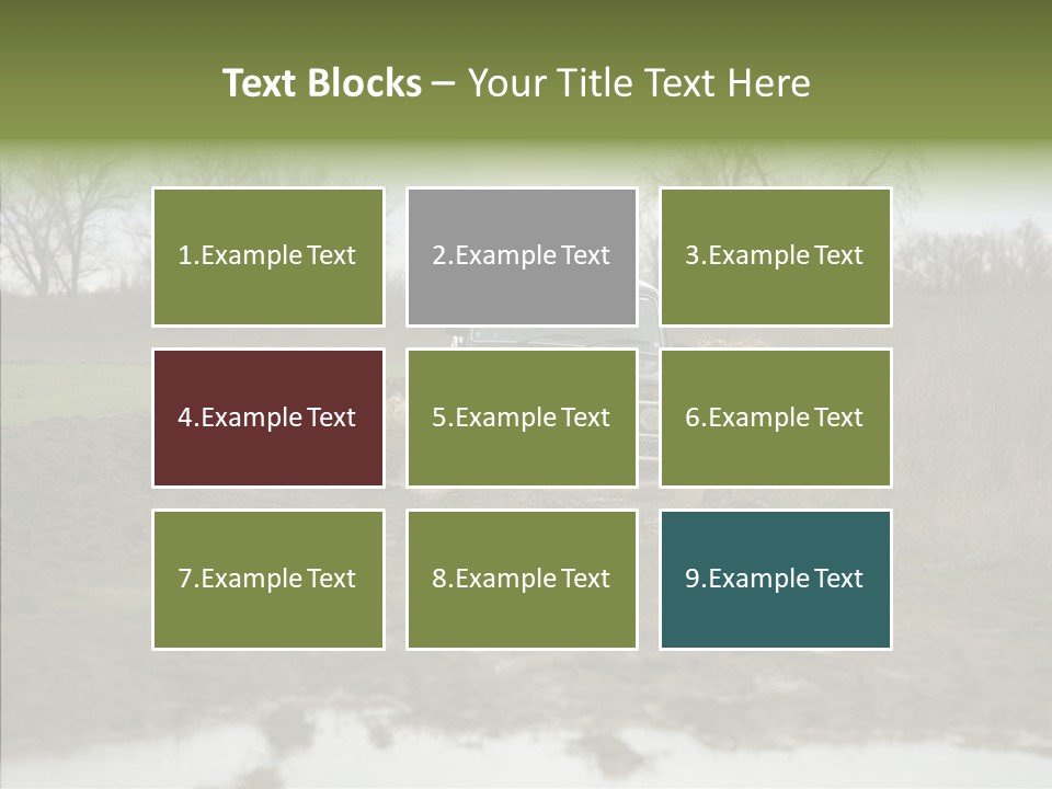 Mud Off-Road Bump PowerPoint Template