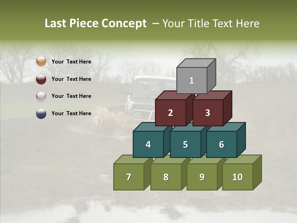 Mud Off-Road Bump PowerPoint Template