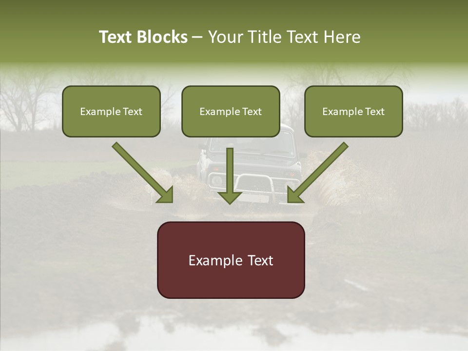 Mud Off-Road Bump PowerPoint Template