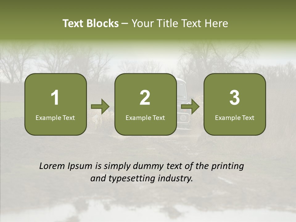 Mud Off-Road Bump PowerPoint Template