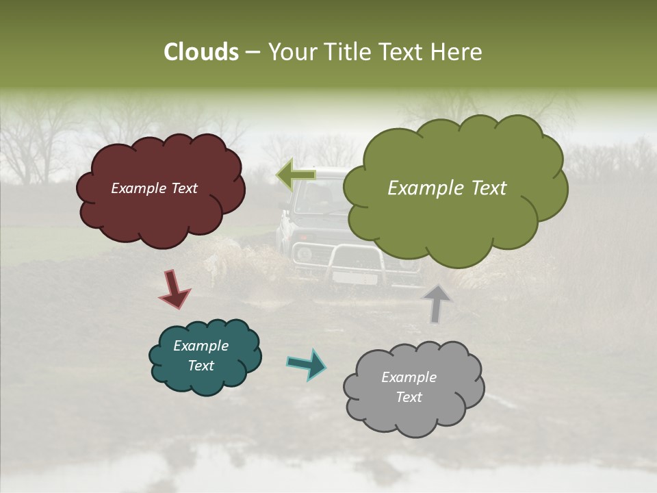 Mud Off-Road Bump PowerPoint Template