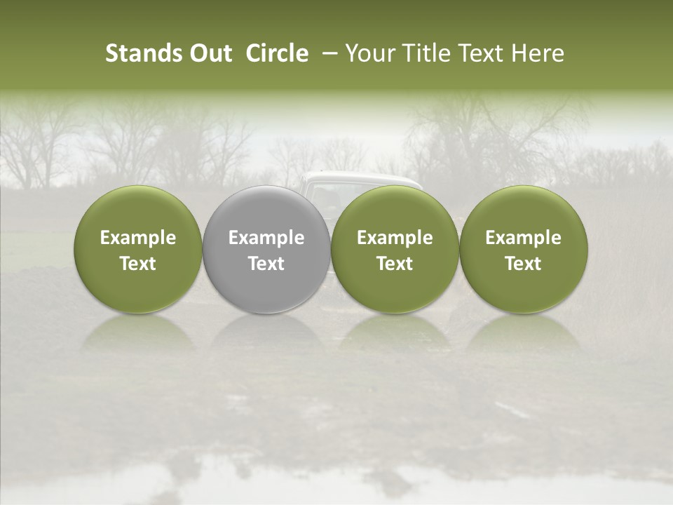 Mud Off-Road Bump PowerPoint Template