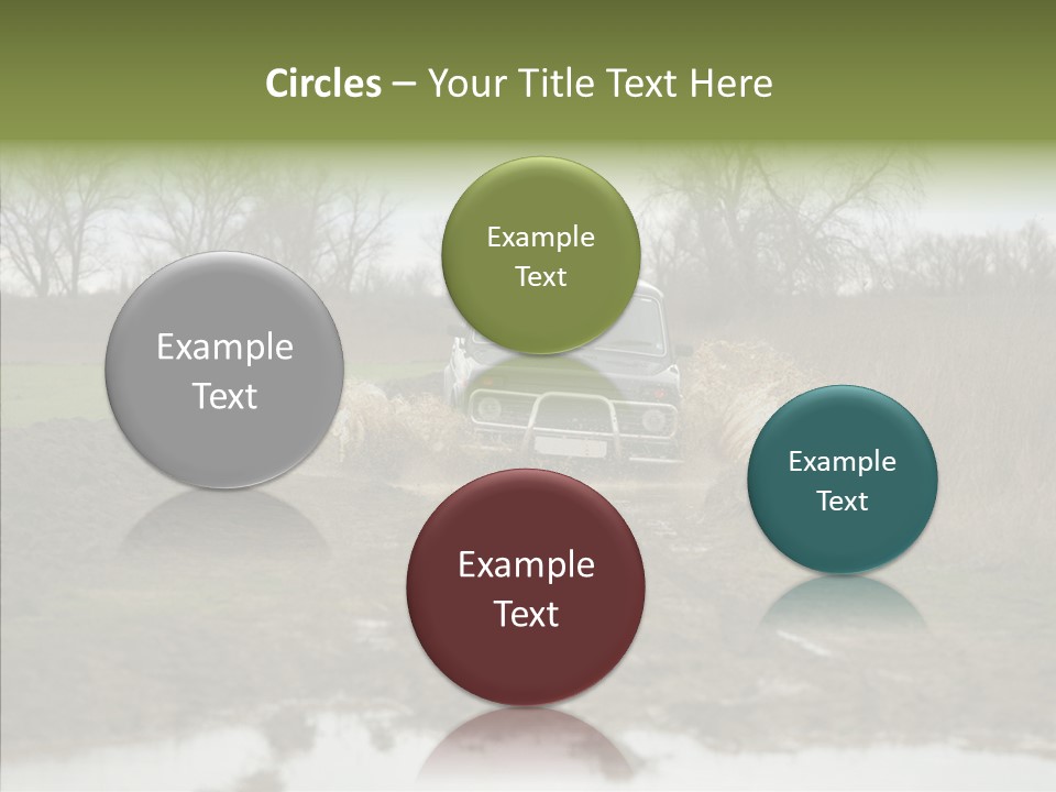 Mud Off-Road Bump PowerPoint Template