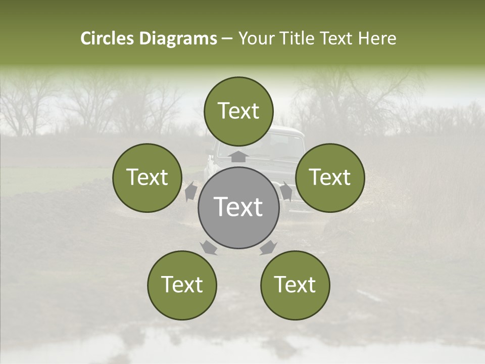 Mud Off-Road Bump PowerPoint Template