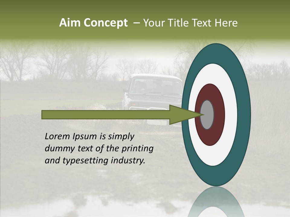 Mud Off-Road Bump PowerPoint Template