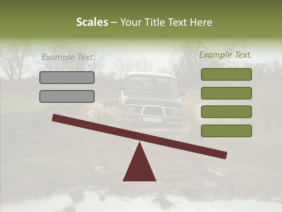 Mud Off-Road Bump PowerPoint Template