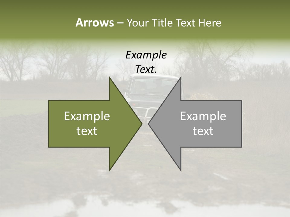 Mud Off-Road Bump PowerPoint Template