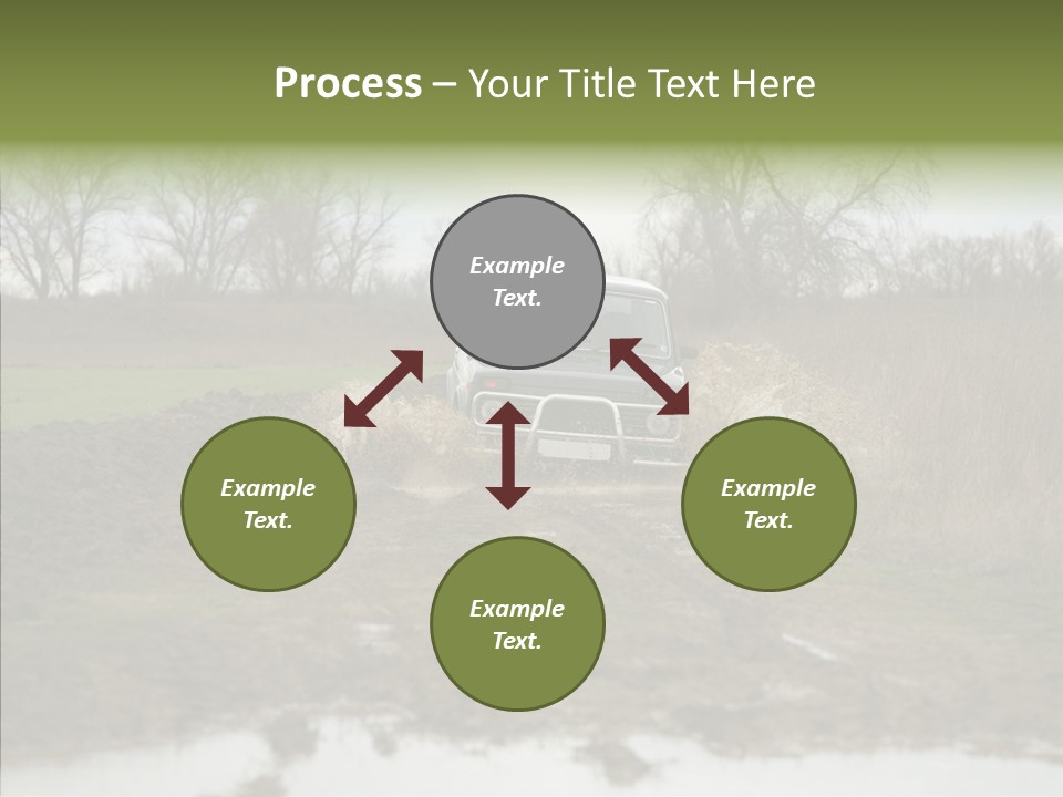 Mud Off-Road Bump PowerPoint Template