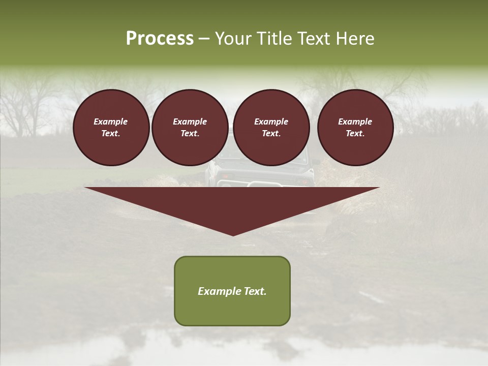 Mud Off-Road Bump PowerPoint Template