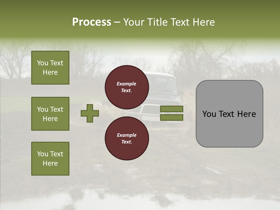 Mud Off-Road Bump PowerPoint Template