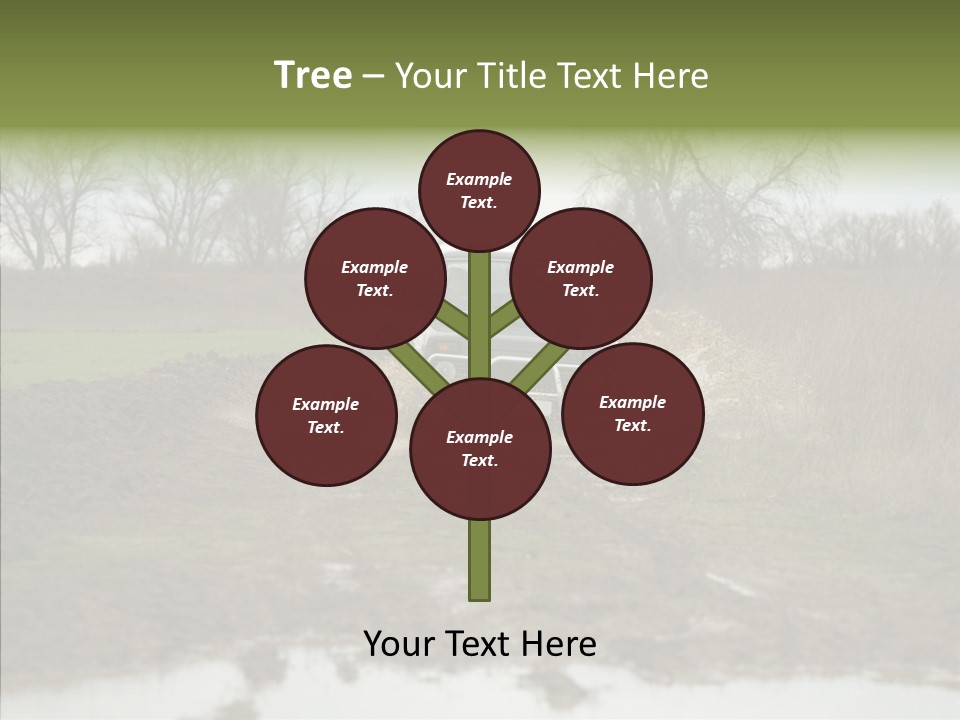 Mud Off-Road Bump PowerPoint Template