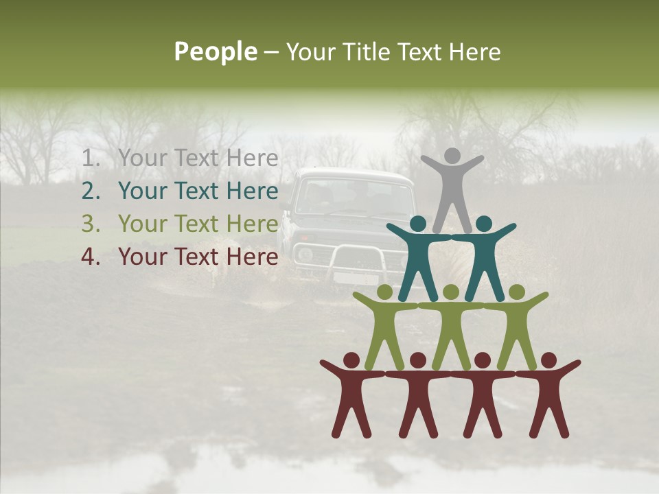 Mud Off-Road Bump PowerPoint Template