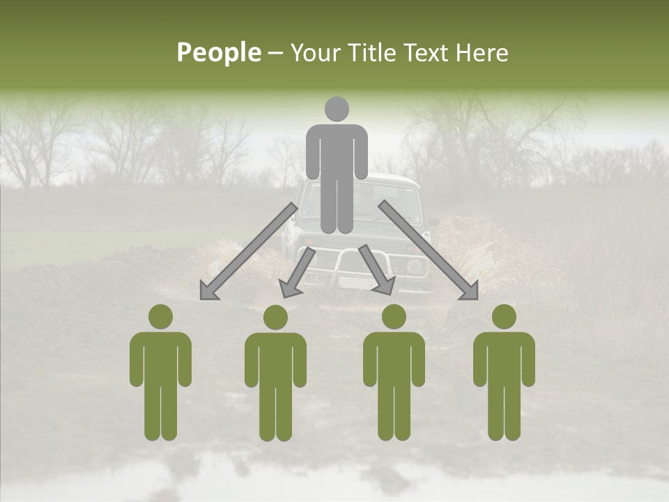 Mud Off-Road Bump PowerPoint Template