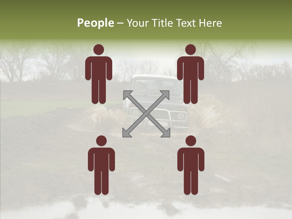 Mud Off-Road Bump PowerPoint Template