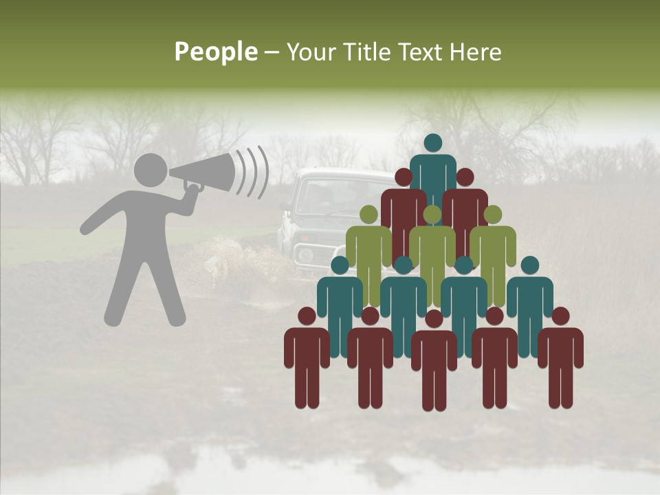 Mud Off-Road Bump PowerPoint Template