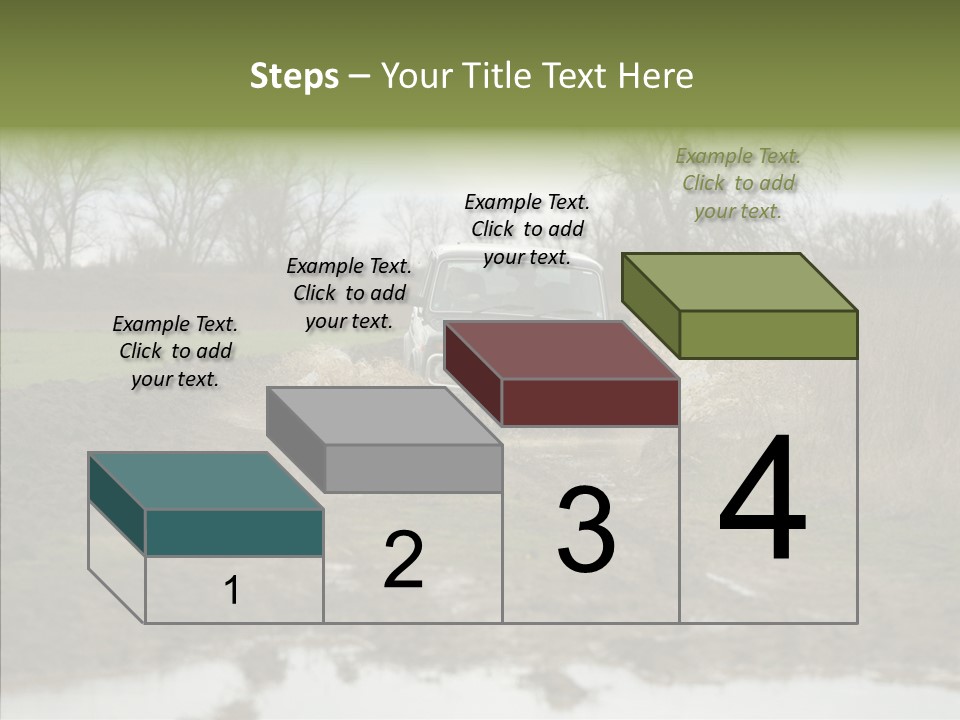 Mud Off-Road Bump PowerPoint Template