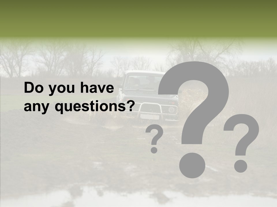 Mud Off-Road Bump PowerPoint Template