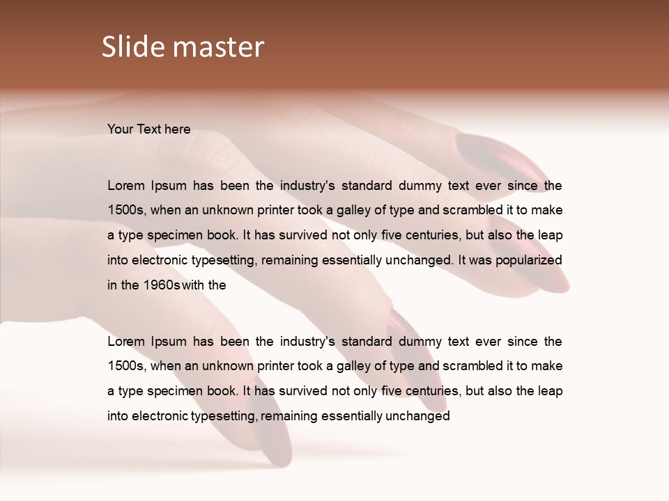 Touch Iconmariananna Glamour PowerPoint Template