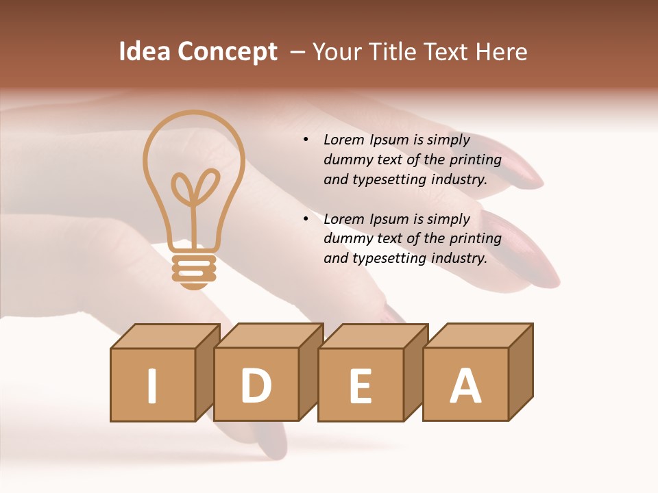 Touch Iconmariananna Glamour PowerPoint Template