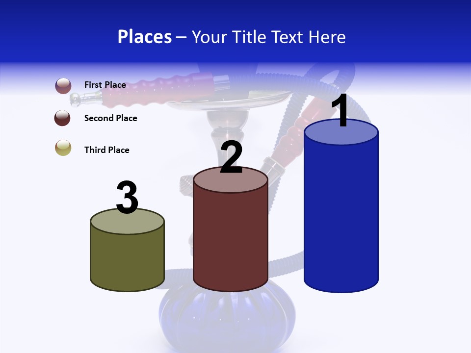 Coal Dubai Hookah PowerPoint Template