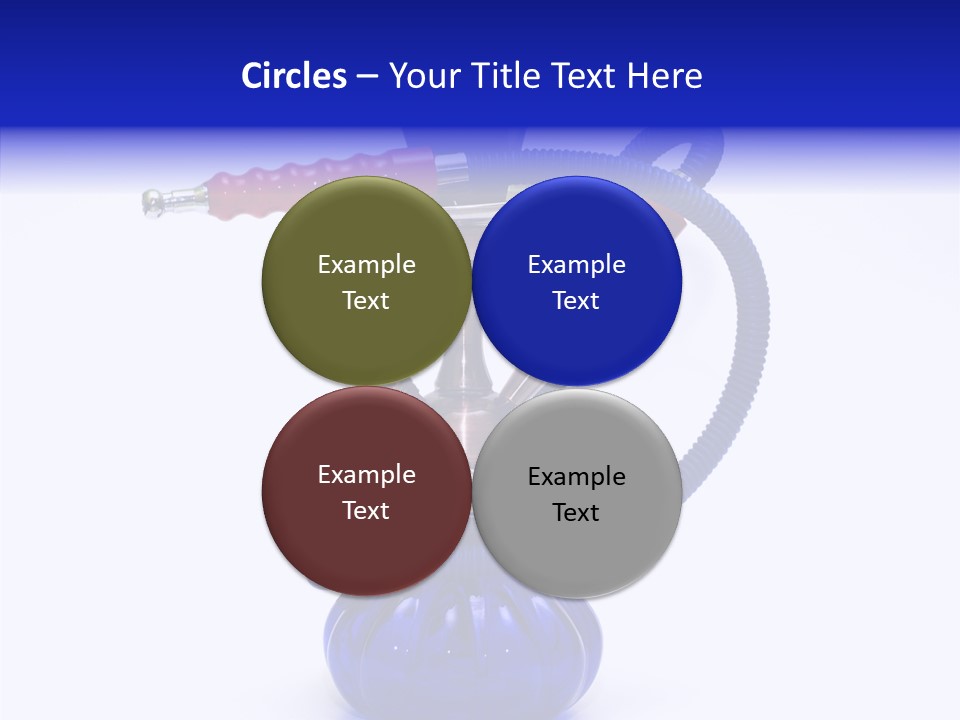 Coal Dubai Hookah PowerPoint Template