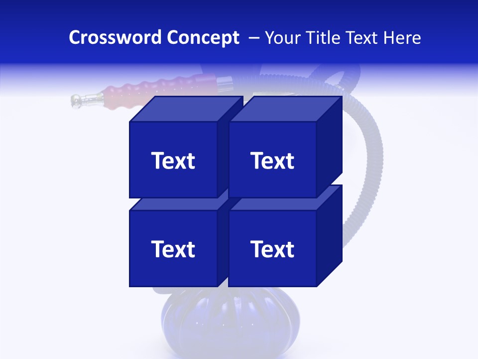 Coal Dubai Hookah PowerPoint Template