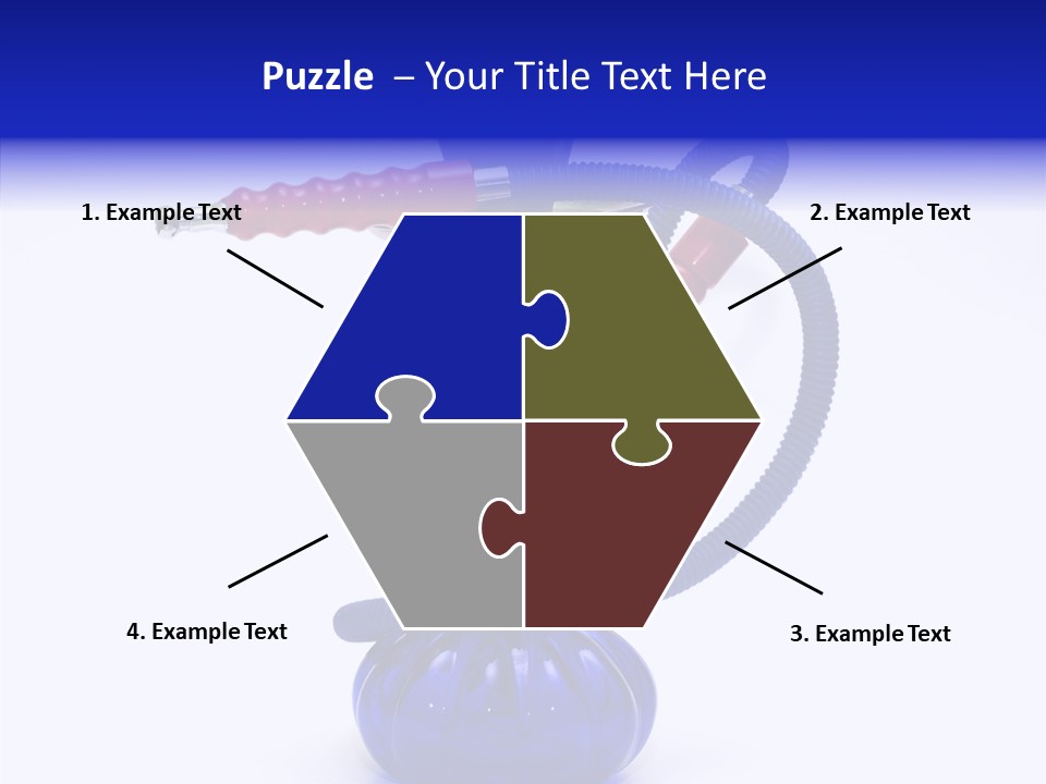 Coal Dubai Hookah PowerPoint Template