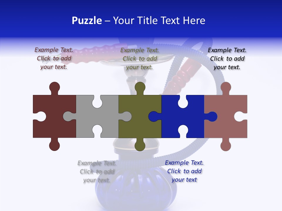 Coal Dubai Hookah PowerPoint Template