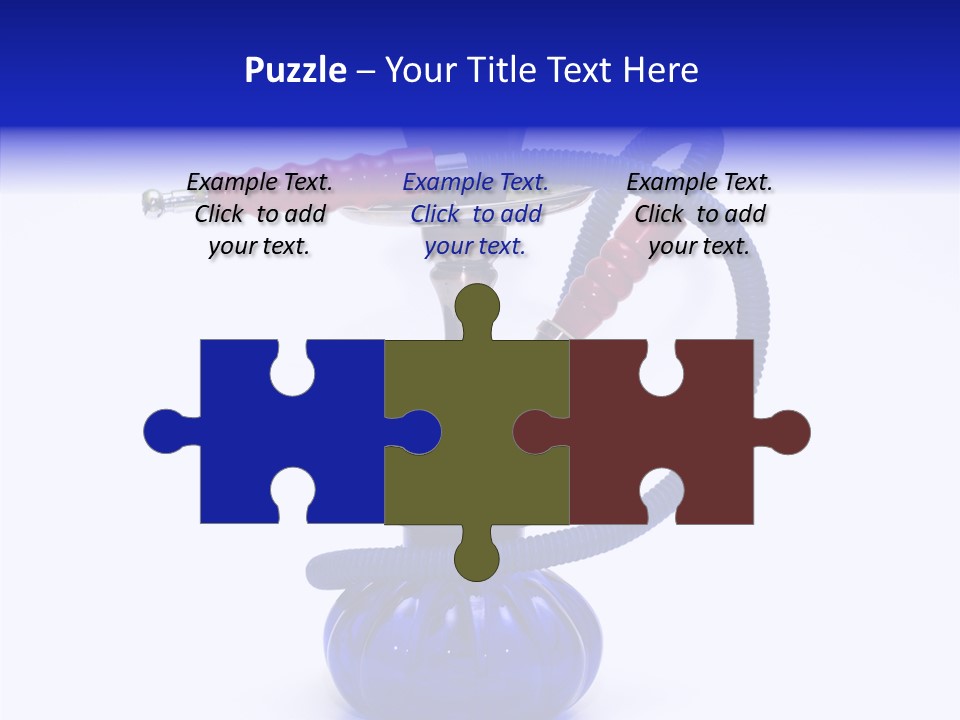 Coal Dubai Hookah PowerPoint Template