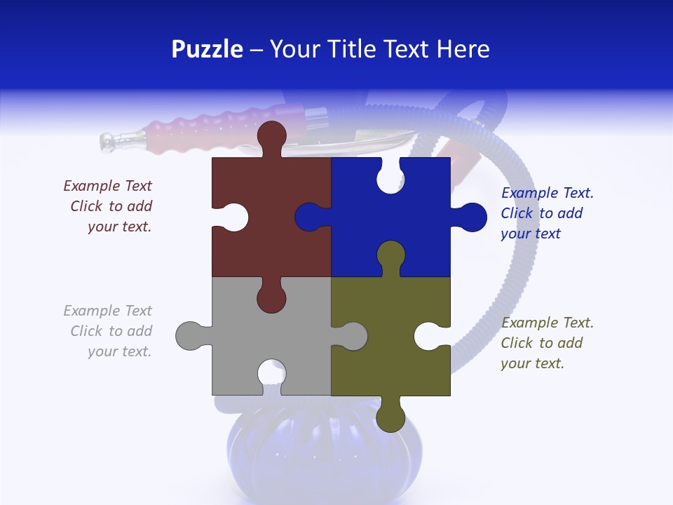 Coal Dubai Hookah PowerPoint Template