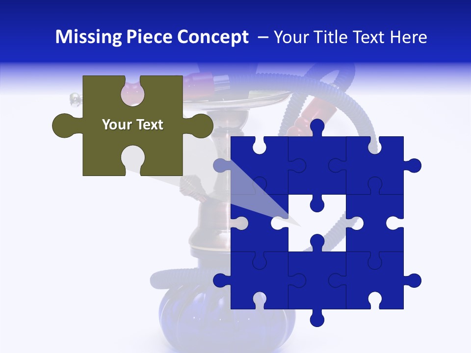 Coal Dubai Hookah PowerPoint Template