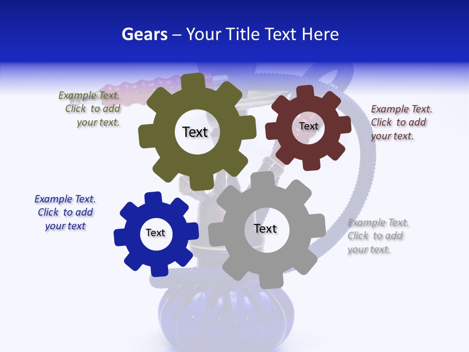 Coal Dubai Hookah PowerPoint Template