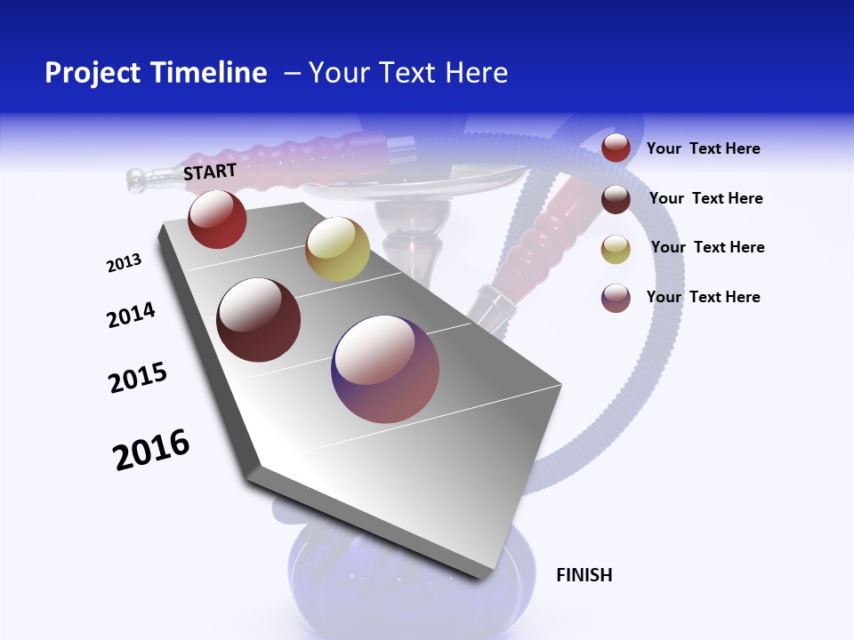 Coal Dubai Hookah PowerPoint Template