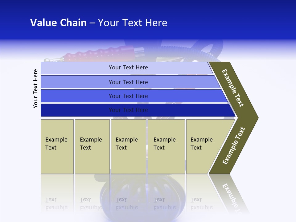 Coal Dubai Hookah PowerPoint Template
