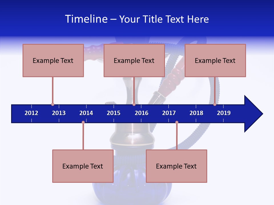 Coal Dubai Hookah PowerPoint Template