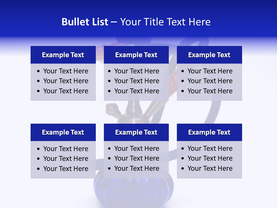 Coal Dubai Hookah PowerPoint Template