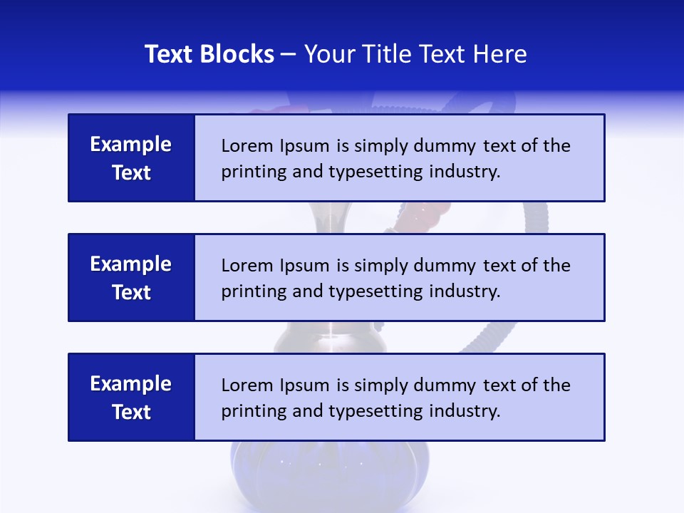 Coal Dubai Hookah PowerPoint Template