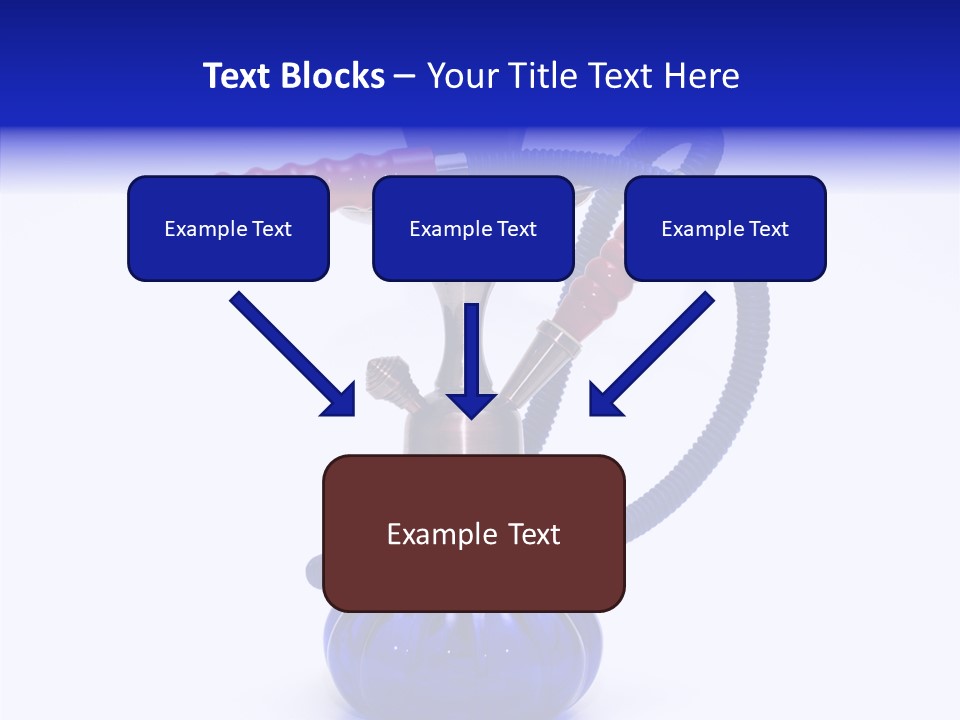 Coal Dubai Hookah PowerPoint Template