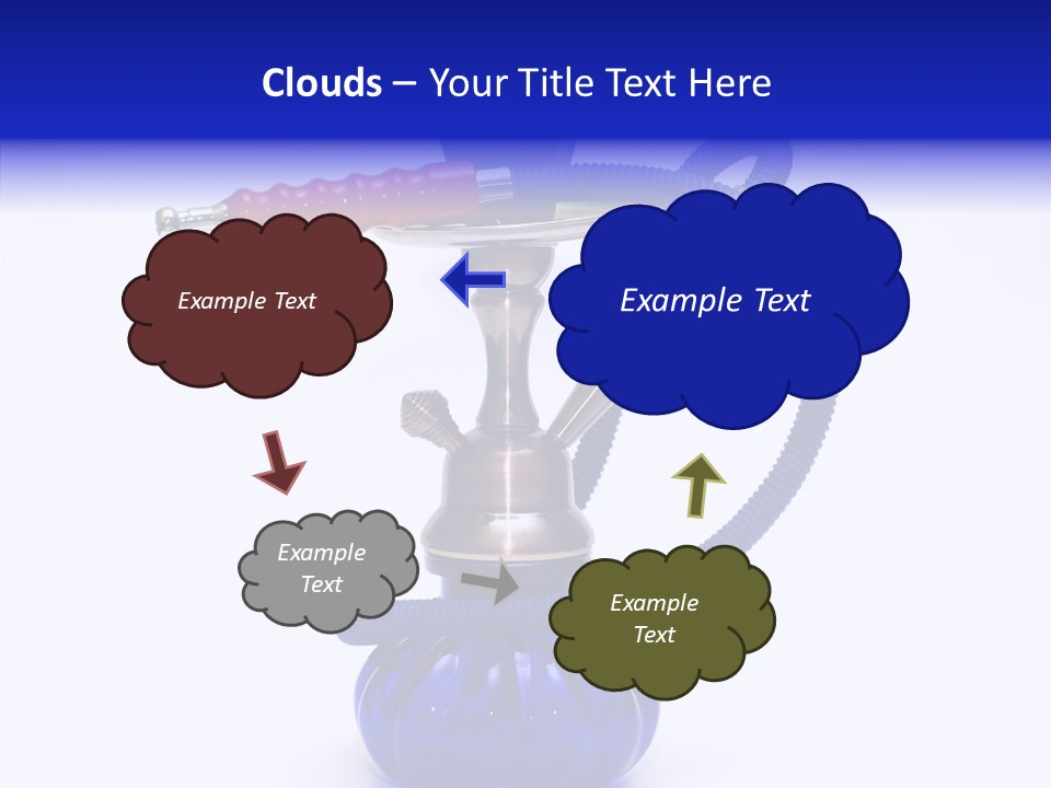 Coal Dubai Hookah PowerPoint Template