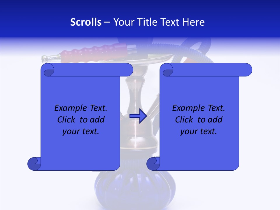 Coal Dubai Hookah PowerPoint Template