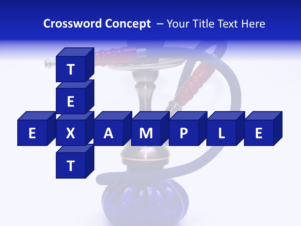 Coal Dubai Hookah PowerPoint Template