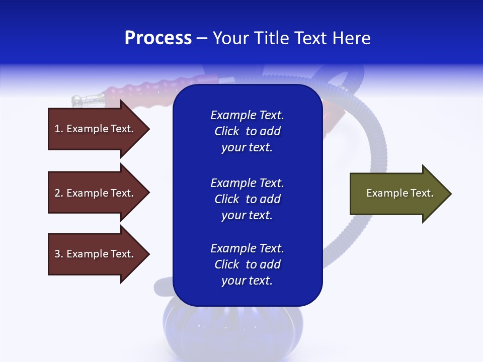 Coal Dubai Hookah PowerPoint Template
