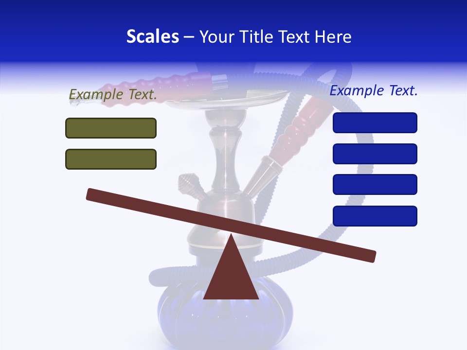 Coal Dubai Hookah PowerPoint Template