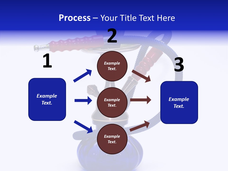 Coal Dubai Hookah PowerPoint Template