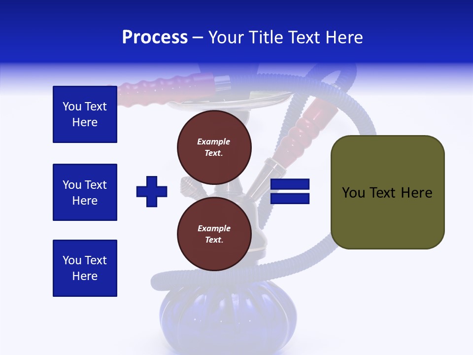 Coal Dubai Hookah PowerPoint Template